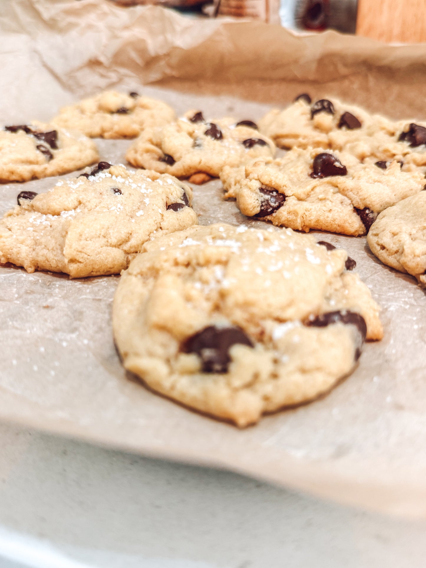 Sea-Salted Sourdough Chocolate Chip Cookies