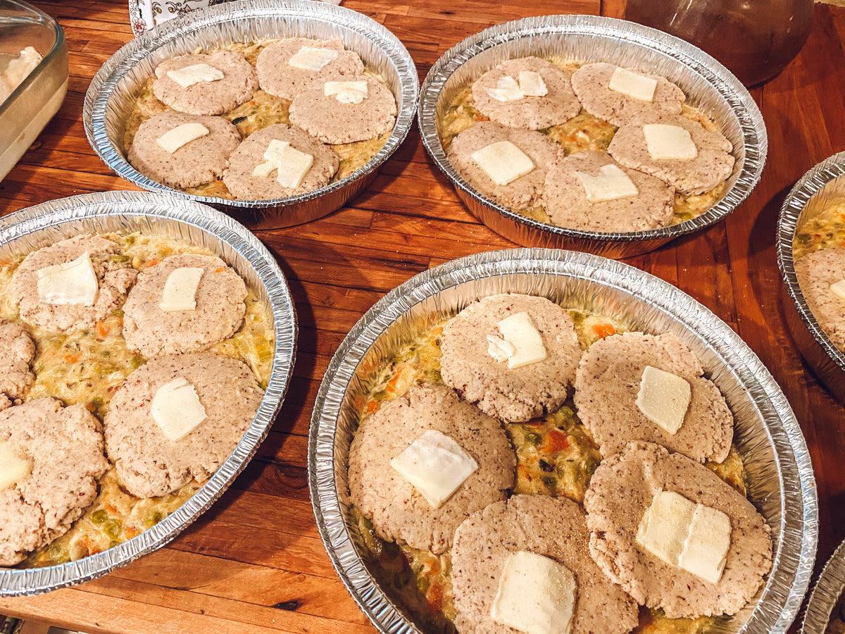 Fam Meal: Chicken & Biscuit Pot Pie