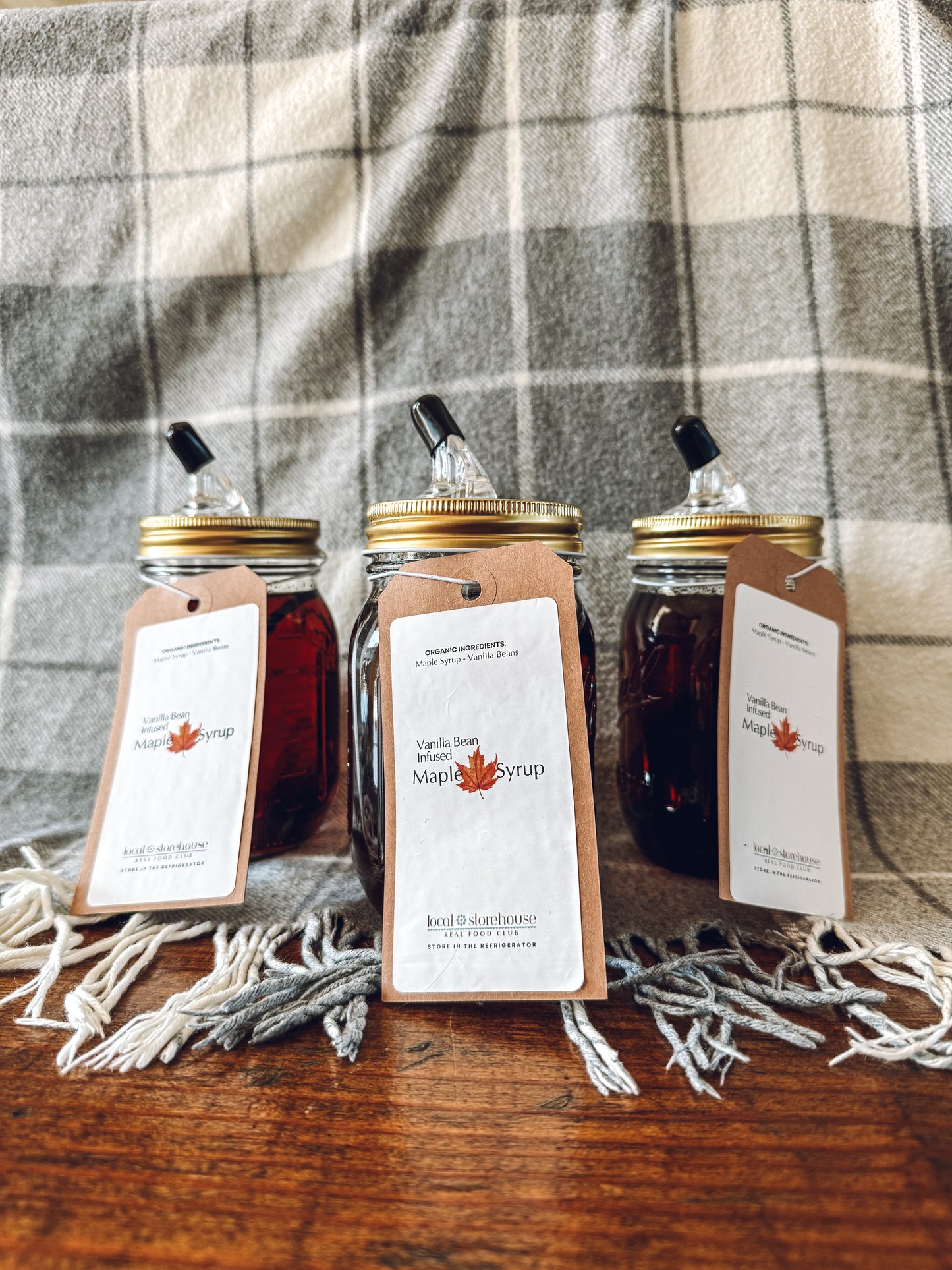Vanilla Maple Syrup Jar