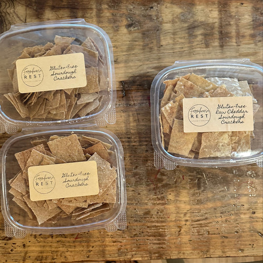 Sourdough Crackers (gf)